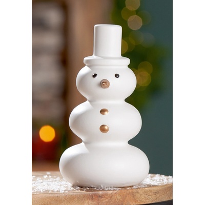 Gilde Dekorativní sněhulák Freddy, 17,5 cm