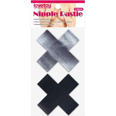 LoveToy Cross Pattern Nipple Pasties 2 pack