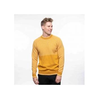 Bergans Alvdal pánsky sveter Golden yellow/vanill