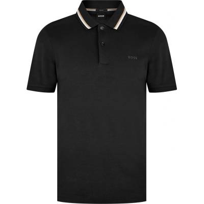 Boss Блуза с яка Boss Mens BOSS BLACK Penrose Slim Fit Polo Shirt with Signature Tipped Collar - Black 001
