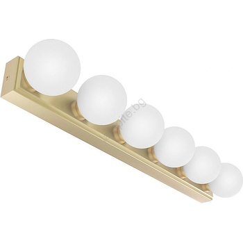 Open Design OR85686 - Стенно осветително тяло MERINO, 6 x G9 (8 W), 230 V, 61 см, IP44, месинг (OD0056)