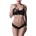 Grey Velvet Erotic Set with Beautiful Lace S