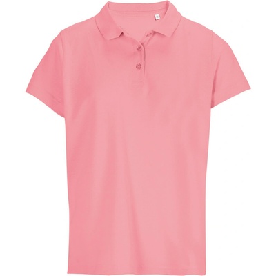 SOL's Collection Polokošile Pulse Women piqué krátký rukáv dámská COT25450110100 candy pink Růžová cukrová