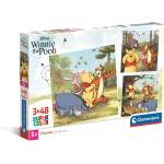 Clementoni - Puzzle 3x48 Winnie The Pooh - 40 - 99 piese
