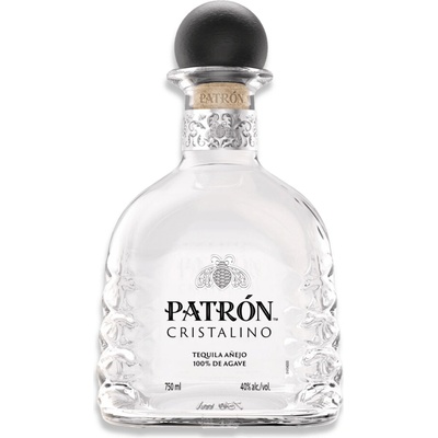 Patron Cristalino Tequila Anejo 40% 0,75 l (holá láhev)