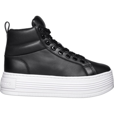 Calvin Klein dámske tenisky Bold PLATF MID OH MG čierna biela