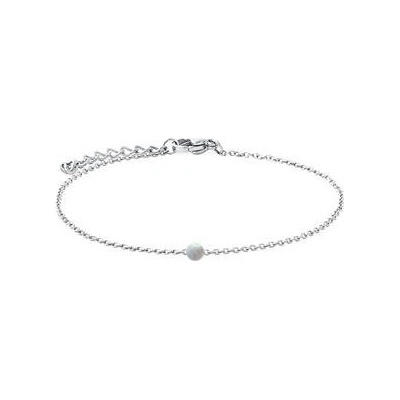 Nubis ocelový náramek s opálem kulička NBP74-OP17