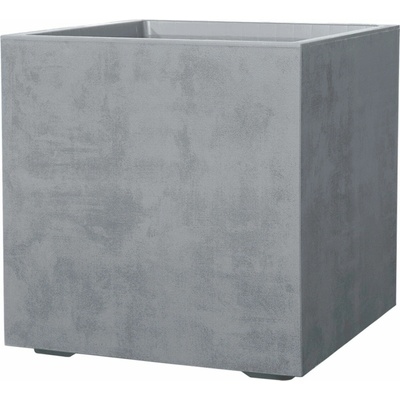 Deroma Kvetináč Quadro Millenium so zásobníkom na vodu Ash Grey - 49 cm