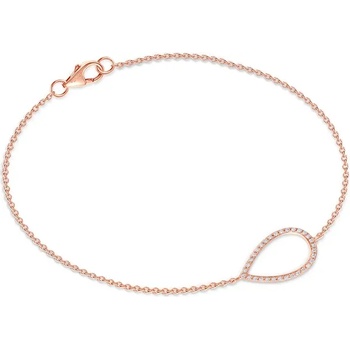 Image 1 of SAVICKI Гривна със сълзичка Savicki: розово злато, диаманти