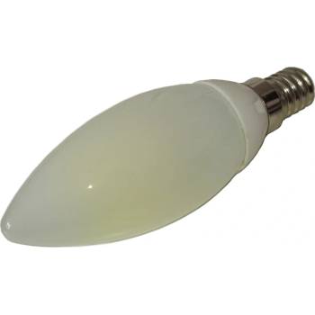 Bridgelux LED Candle žárovka E14 bílá 3 W mléčné sklo