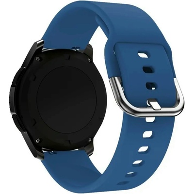 Planet Tech Каишка 20мм, Planet Tech за смарт часовници Samsung, Xiaomi, Huawei, Amazfit, Garmin, Метална закопчалка, Син (STRAP20-15)