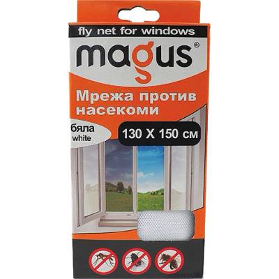 MAGUS МРЕЖА ПРОТИВ КОМАРИ MAGUS 1.3x1.5м БЯЛА (81823)