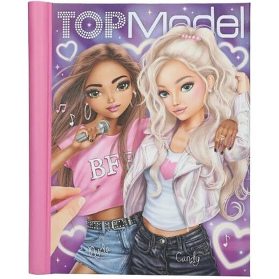 Kreatívna omaľovánka s LED svetlami a hudbou Top model My BFF
