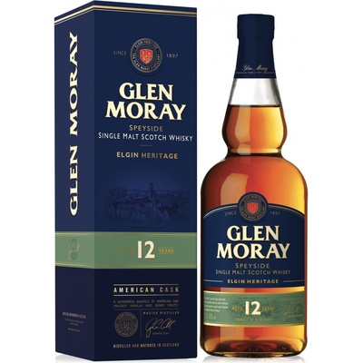 Glen Moray 12y 40% 0,7 l (holá láhev)