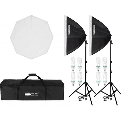 Daylight GD 90 cm octagon trvalé světlo 4x70 W, 5500K