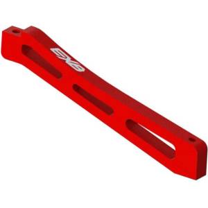 Arrma предна централна шаси 98mm, алуминий, червена