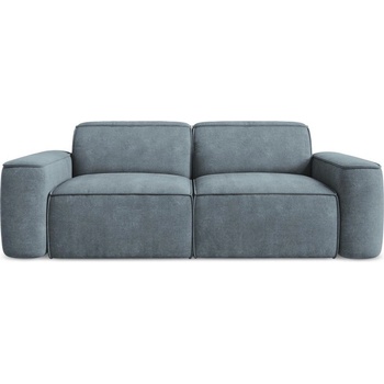 makamii Сиво-син шенилов диван 204 cm Omao - Makamii (OMAO_3S_61_P1_C4)