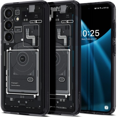 Spigen Ultra Hybrid Zero One Case - хибриден кейс с висока степен на защита за Samsung Galaxy S24 (черен)