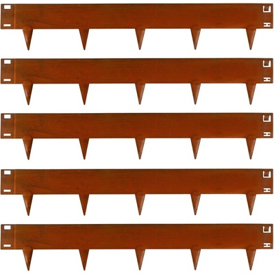 Unigardia obrubník s hroty 18,5 cm x 10 m corten 1 ks
