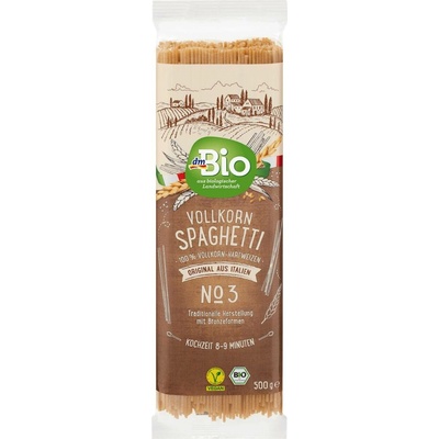 dmBio celozrnné špagety 0,5 kg