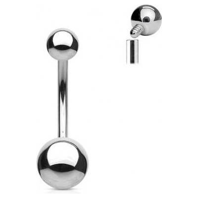 Prosperk piercing do pupíku ocel S2194