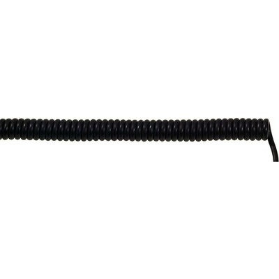 Lapp 73220245 špirálový kábel UNITRONIC® SPIRAL 100 mm / 400 mm 3 x 0.25 mm² čierna 1 ks