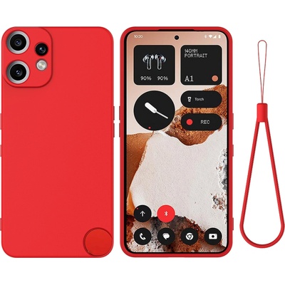 VSETKONAMOBIL RUBBER Ochranný obal pre CMF Phone 2 Pro červený 114703