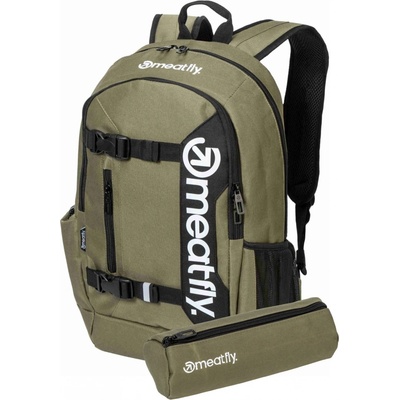 Meatfly batoh Basejumper Olivine Zelená 22 L