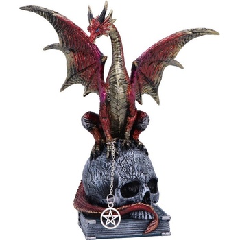 Nemesis Now Статуетка Nemesis Now Gothic: Dragons - Fate of the World Dragon on Skull, 23 cm (U6696A24)