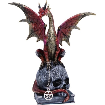 Nemesis Now Статуетка Nemesis Now Gothic: Dragons - Fate of the World Dragon on Skull, 23 cm (U6696A24)