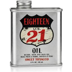 18.21 Man Made Beard, Hair And Skin Oil - Sweet Tobacco 60 ml