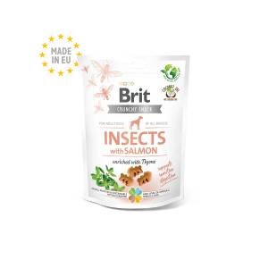 Brit Care Crunchy Cracker - лaqoмcтвo зa qyчeтa c нaceqoми, сьомга и мащерка зa чувствително xpaнocмилaнe 200гр