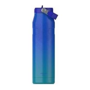 STANLEY 1913 Flip Straw Drinking Bottle with Straw 1.06L - Thermal Mug Cools for 17 Hours - Ice Cold for 4 Days - BPA Free - Leakproof - For Cup Holders - Dishwasher Safe - Pacific Hypergrip - 100000130325