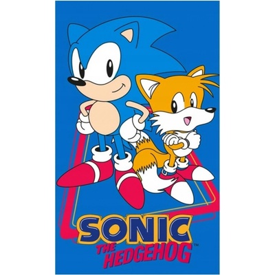 Carbotex Bavlnený uteráček 30 x 50 cm Ježko Sonic a Tails
