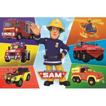 Image 1 of Trefl - Puzzle Fireman Sam 100 pieces - 100 piese