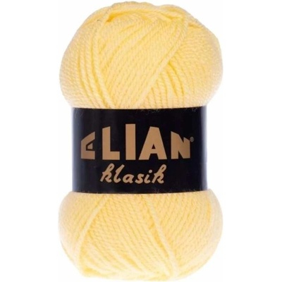 Pletací příze Elian Klasik 98595 - žlutá antipilling
