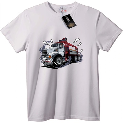 NOONEBRAND Тениска Мощ на влекач - XS, White