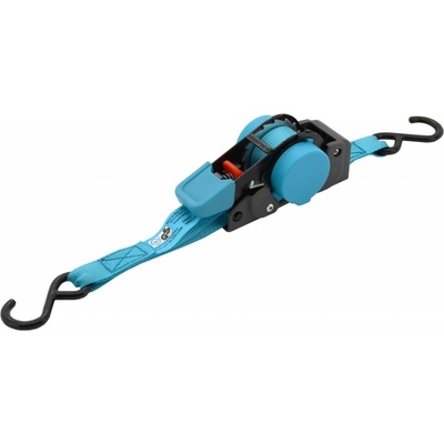 Compass 02260 Popruh s ráčnou a háky samonavíjecí 100daN 2m TÜV BLUE WAY (02260)