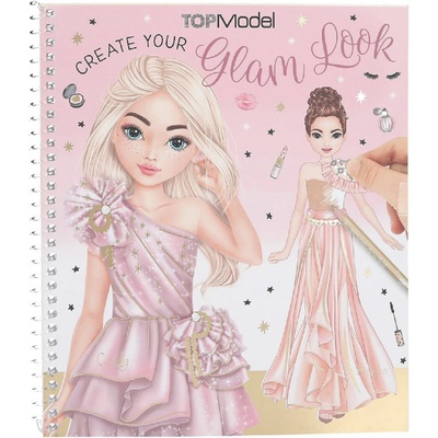 Kreativní sešit Top Model Candy & Hayden se samolepkami