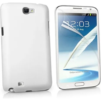 Samsung Galaxy Note II N7100 Твърд Капак Бял + Протектор