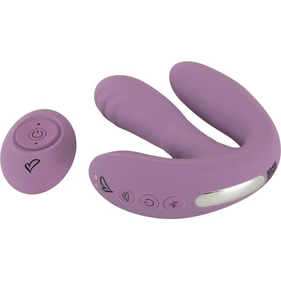 Beau Coeur Mireva - тройно вибриращо дистанционно (лилаво)