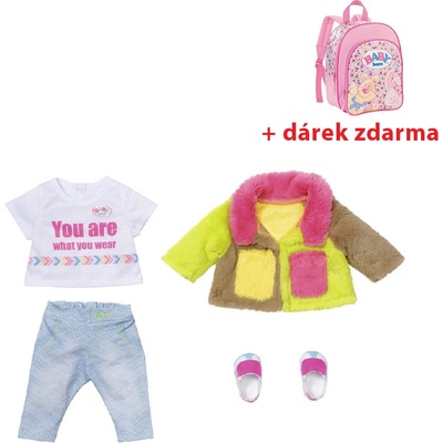 Zapf Creation BABY born Deluxe Souprava s barevným kabátem