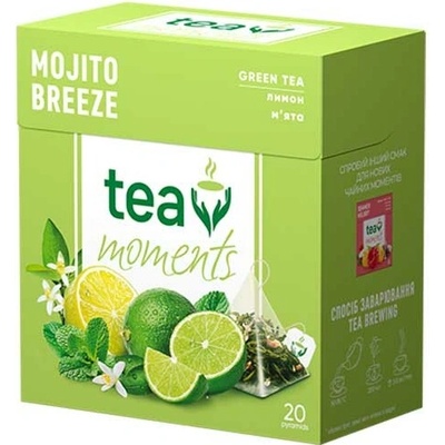 Tea Moments Čaj Mojito Breeze 20 pyramid