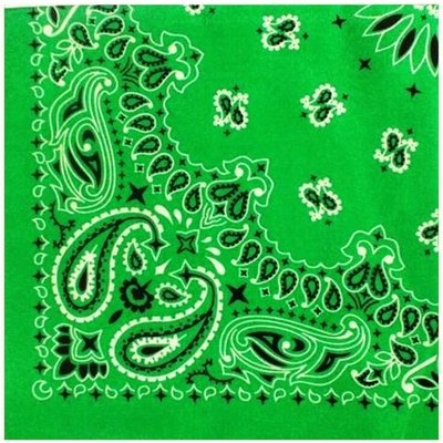 Bandana šátek Green Grass zelená B887