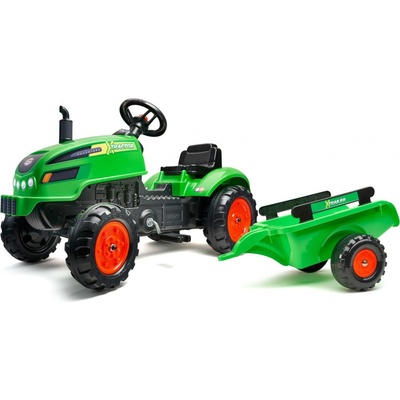 Falk FALK Šlapací traktor X Tractor s vlečkou zelený FA 2048AB