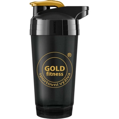 Goldfitness.cz Šejkr Goldfitness černý 600ml.