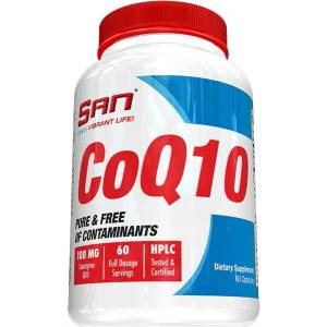 SAN Nutrition CoQ10 100 mg, 60 Capsules