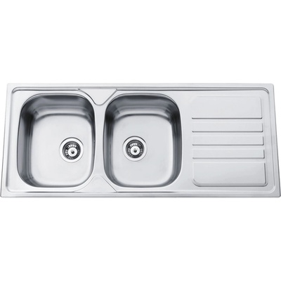 Sinks OKIO 1200 DUO V matný 0,7 mm - Matný