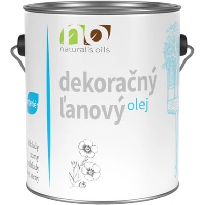 Naturalis Farebný ľanový olej na drevo 0,9 l vlašský orech