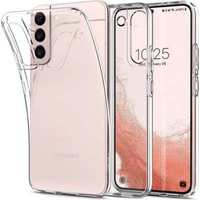 Spigen Противоударен Силиконов Калъф за Samsung S22, Spigen Liquid Crystal Case, Прозрачен (ACS03984)